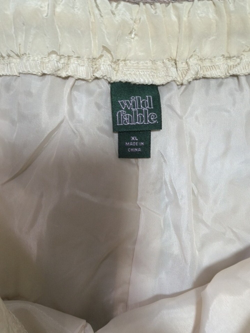 wild fable Cream Drawstring Joggers - Picture 3 of 4